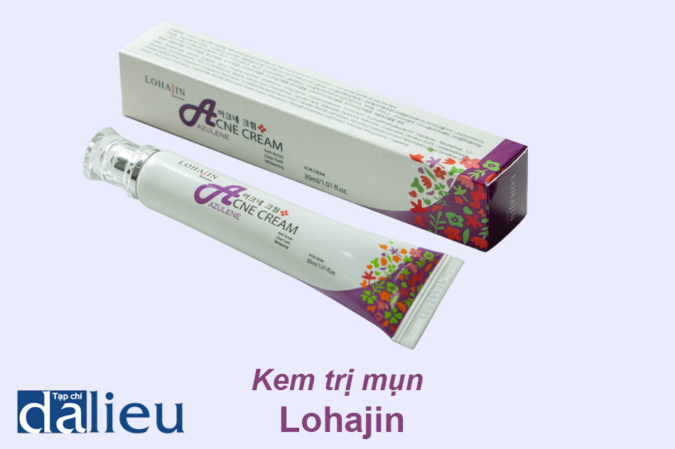 Kem trị mụn Lohajin Acne Azulene Cream