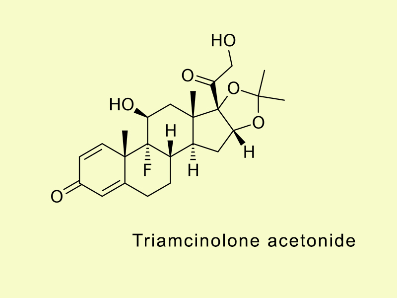 Cấu trúc hóa học của Triamcinolone Acetonide