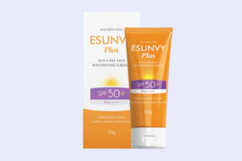 Thành phần Esunvy Plus Sun Care Face Whitening Cream